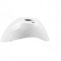 GARDE BOUE AVANT ADAPT. PIAGGIO ZIP SP2 50 2T LC BLANC (MONO FOURCHE)