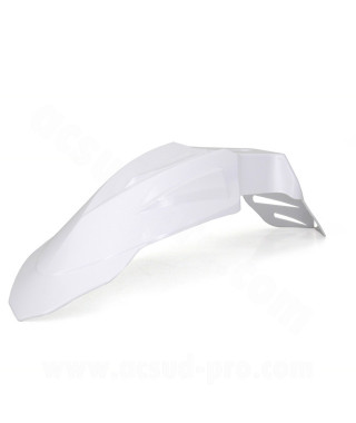 GARDE BOUE AVANT SUPER MOTARD BLANC (UNIVERSEL)