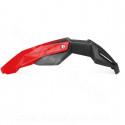 GARDE BOUE AV SUPER MOTARD NOEND UNIVERSEL (2 PIECES) NOIR / ROUGE
