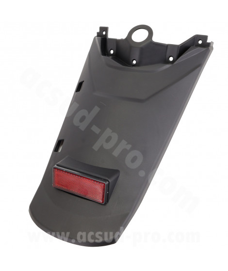 GARDE BOUE / BAVETTE ARRIERE ADAPT. MBK 50 NITRO 2013 / YAMAHA 50 AEROX 2013 (OEM 1PH-F1642-00)