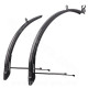 GARDE BOUE VELO SET 26"/28" CITY/VTC POLISPORT EXPANDER CITY REGLABLE EN LONGUEUR LARGEUR 46 (LA PAIRE)