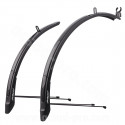 GARDE BOUE VELO SET 26"/28" CITY/VTC POLISPORT EXPANDER CITY REGLABLE EN LONGUEUR LARGEUR 46 (LA PAIRE)