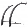 GARDE BOUE VELO SET 26"/28" CITY/VTC POLISPORT EXPANDER CITY REGLABLE EN LONGUEUR LARGEUR 46 (LA PAIRE)
