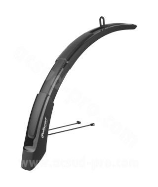 GARDE BOUE VELO SET 26"/29" CITY/VTC POLISPORT EXPANDER CROSS REGLABLE EN LONGUEUR (LA PAIRE)