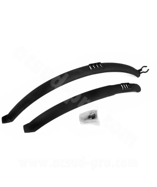 GARDE BOUE VELO SET 28" POLISPORT FLORIDA CLIPS (LA PAIRE)