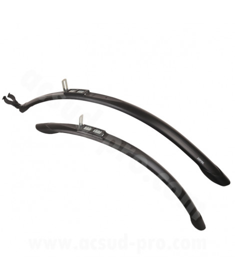 GARDE BOUE VELO SET 650B/700C/26"/27.5"/29" ZEFAL TRAIL SET 45mm (LA PAIRE)