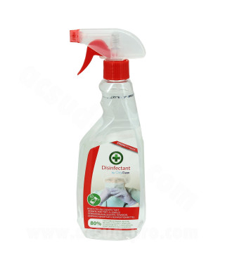 GEL HYDROALCOOLIQUES PULVERISATEUR 500ml  (Fongicide-Bactericide-Virucide)