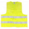 GILET DE SECURITE JAUNE HAUTE VISIBILITE HOMOLOGUE ADULTE TAILLE XL