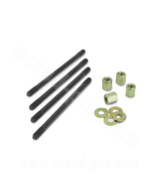 GOUJON CYLINDRE MOTO ADAPT. DERBI 50 SENDA / GPR / APRILIA 50 RS / BULTACO 50 ASTRO / LOBITO (JEU DE 4 M7 L : 120mm)