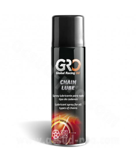 GRAISSE CHAINE GLOBAL RACING OIL SPRAY GRO CHAINE LUBE 500ML