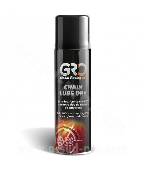 GRAISSE CHAINE GLOBAL RACING OIL SPRAY GRO CHAINE LUBE DRY 500 ML
