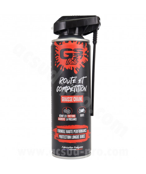 GRAISSE CHAINE MOTO ROUTE & COMPÉTITION GS 27 300ML