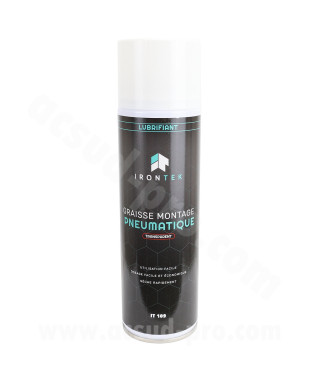 GRAISSE MONTAGE PNEUMATIQUE EN SPRAY   IRONTEK 400ml
