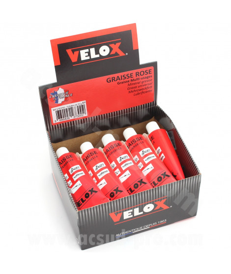 GRAISSE ROSE VELOX EN TUBE 25g (BOITE DE 10 TUBES)