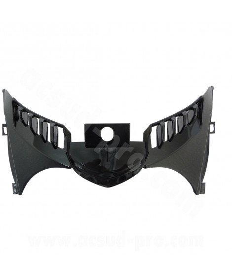 GRILLE AVANT ADAPT. PIAGGIO ZIP 50 2T AIR / 4T LIQUIDE H2O NOIR METAL