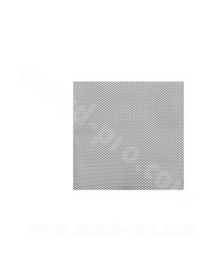 GRILLE DECO ANODISE NOIR 29CM X 35CM