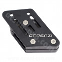 GUIDE CHAINE CARENZI ADAPT. DERBI SENDA 00- / RX / SX 06 / SMT / RCR 10- BLACK
