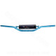 GUIDON MOTO CROSS / MECABOITE CARENZI EVO AVEC MOUSSE Ø22MM  (L : 810MM / H : 50mm) BLEU