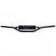 GUIDON MOTO CROSS / MECABOITE CARENZI EVO AVEC MOUSSE Ø22MM  (L : 810MM / H : 50mm) NOIR