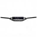 GUIDON MOTO CROSS / MECABOITE CARENZI EVO AVEC MOUSSE Ø22MM  (L : 810MM / H : 50mm) NOIR