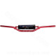 GUIDON MOTO CROSS / MECABOITE CARENZI EVO AVEC MOUSSE Ø22MM  (L : 810MM / H : 50mm) ROUGE
