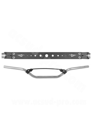 GUIDON MOTO CROSS / MECABOITE TNT HIGHWAY SILVER GU07A