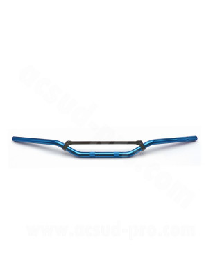 GUIDON MOTO / MECABOITE / CROSS ALU NOEND BLEU Ø22mm (L : 810mm H : 93mm)