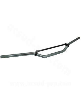 GUIDON MOTO / MECABOITE / CROSS ALU NOEND IMITATION TITANIUM  Ø22mm (L : 810mm H : 93mm)