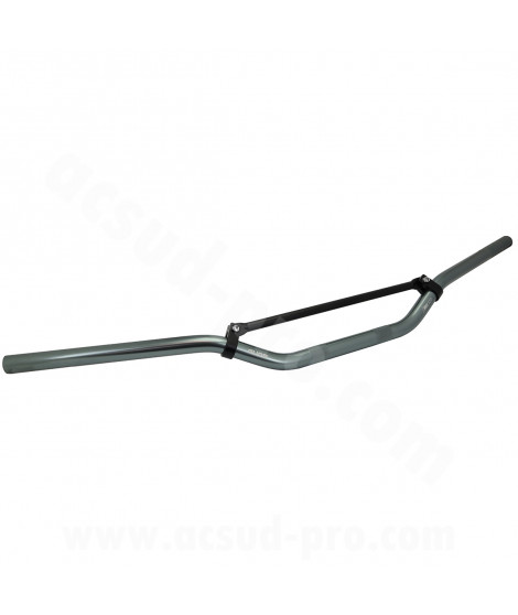 GUIDON MOTO / MECABOITE / CROSS ALU NOEND IMITATION TITANIUM  Ø22mm (L : 810mm H : 93mm)