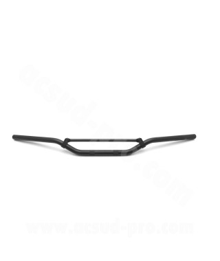 GUIDON MOTO / MECABOITE / CROSS ALU NOEND NOIR MAT Ø22mm (L : 810mm H : 93mm)