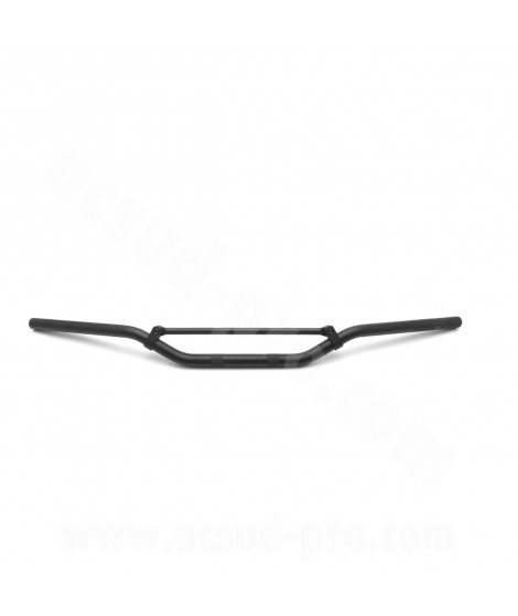 GUIDON MOTO / MECABOITE / CROSS ALU NOEND NOIR MAT Ø22mm (L : 810mm H : 93mm)