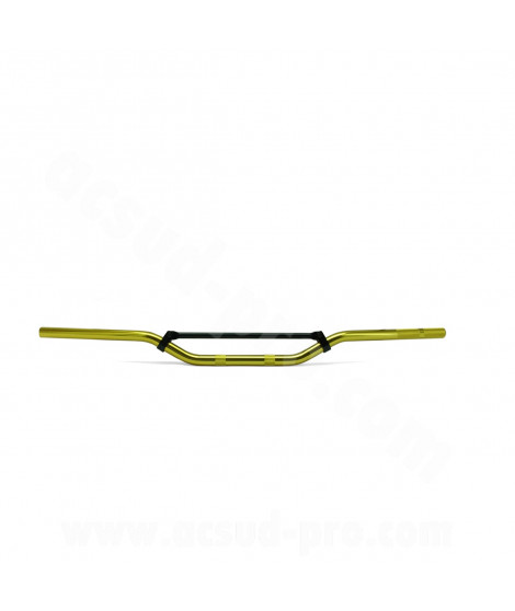 GUIDON MOTO / MECABOITE / CROSS ALU NOEND OR Ø22mm (L : 810mm H : 93mm)