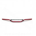 GUIDON MOTO / MECABOITE / CROSS ALU NOEND ROUGE ANODISE Ø22mm (L : 810mm H : 93mm)