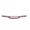 GUIDON MOTO / MECABOITE / CROSS ALU NOEND ROUGE ANODISE Ø22mm (L : 810mm H : 93mm)