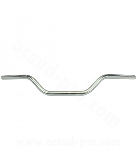 GUIDON MOTO / MECABOITE / CROSS NOEND ALUMINIUM Ø22.2 COULEUR ALU ( L: 710mm H: 100mm )