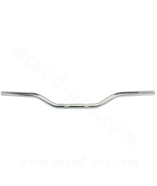 GUIDON MOTO / MECABOITE / CROSS  NOEND ALUMINIUM Ø22.2 COULEUR ALU (L : 760mm H : 100mm)