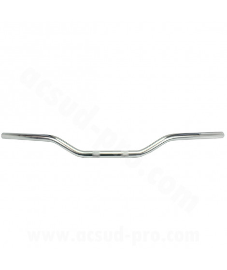 GUIDON MOTO / MECABOITE / CROSS  NOEND ALUMINIUM Ø22.2 COULEUR ALU (L : 760mm H : 100mm)