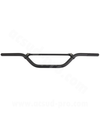 GUIDON MOTO / MECABOITE / CROSS NOEND ALUMINIUM Ø22.2 COULEUR NOIR ( L: 710mm H: 100mm )