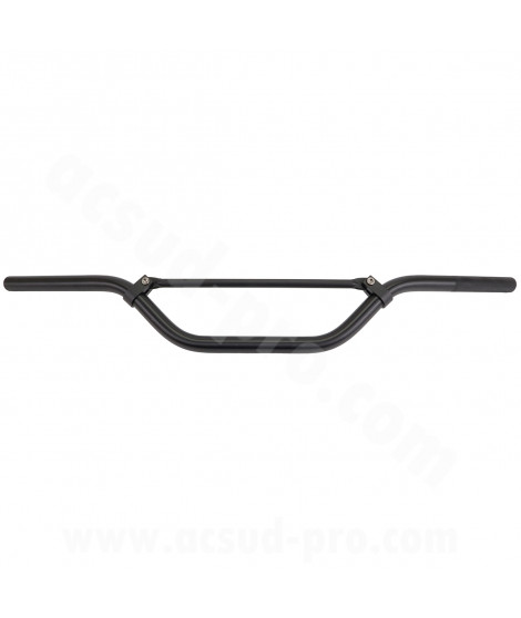 GUIDON MOTO / MECABOITE / CROSS NOEND ALUMINIUM Ø22.2 COULEUR NOIR ( L: 710mm H: 100mm )