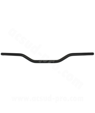 GUIDON MOTO / MECABOITE / CROSS  NOEND ALUMINIUM Ø22.2 COULEUR NOIR (L : 760mm H : 100mm)