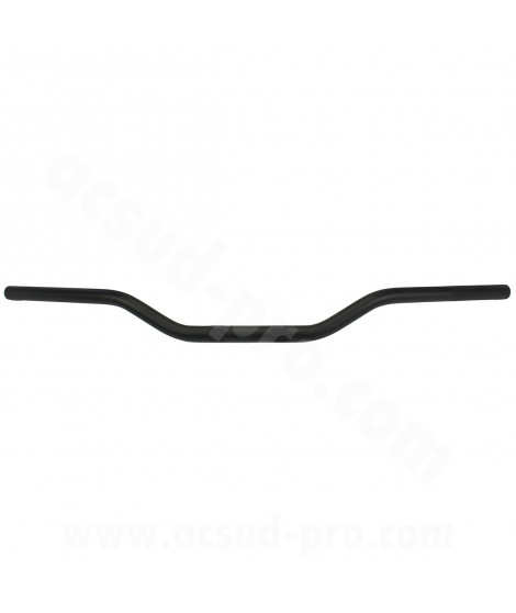 GUIDON MOTO / MECABOITE / CROSS  NOEND ALUMINIUM Ø22.2 COULEUR NOIR (L : 760mm H : 100mm)