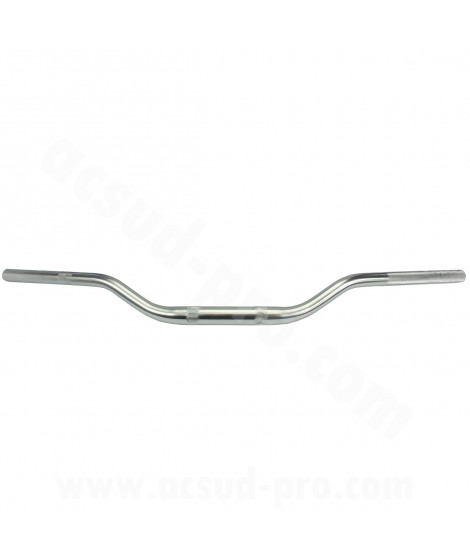 GUIDON MOTO / MECABOITE / CROSS  NOEND OVERSIZE ALUMINIUM Ø28.6 COULEUR ALU (L : 802mm H : 65mm)