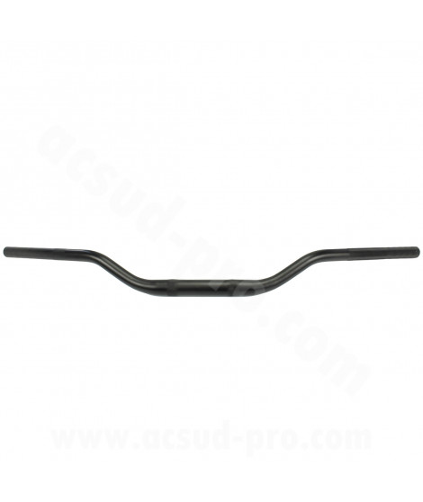GUIDON MOTO / MECABOITE / CROSS  NOEND OVERSIZE ALUMINIUM Ø28.6 COULEUR NOIR (L : 802mm H : 65mm)