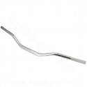 GUIDON MOTO / MECABOITE / CROSS  OVERSIZE NOEND Ø28.6  SILVER  GU10 (L : 825mm H : 75mm)