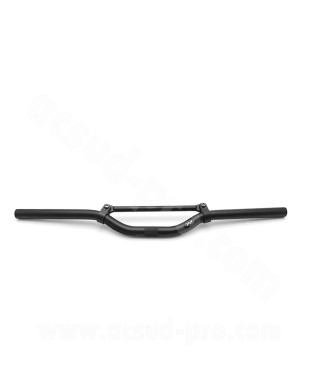 GUIDON STREET BIKE ALU TNT NOIR MAT L : 625MM AVEC BARRE DE RENFORT (H : 40MM SOUS BARRE)