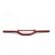 GUIDON STREET BIKE TNT ALU ROUGE L : 625MM AVEC BARRE DE RENFORT (H : 40MM SOUS BARRE)
