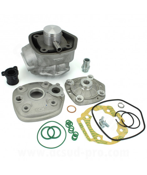 HAUT MOTEUR MOTO TOP PERF FONTE ADAPT. DERBI SENDA SM X-TREME 50 2T 03-03 (CYLINDRE + CULASSE) EURO2