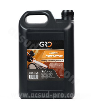 HUILE CHAINE DE TRONCONNEUSE GLOBAL RACING OIL VISCOSITE ISO 100  (5L) GRO