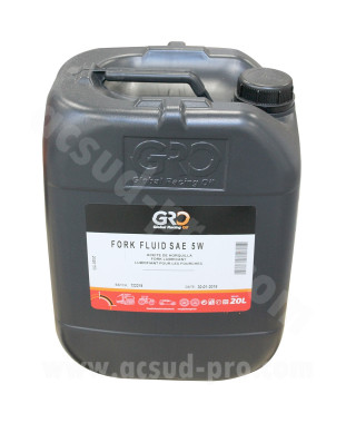 HUILE DE FOURCHE GLOBAL RACING OIL 5W (20L) GRO