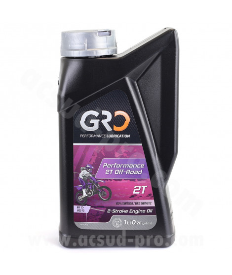 HUILE GLOBAL RACING OIL 2T PERFORMANCE  OFF-ROAD (BIDON 1L) GRO SPECIAL COMPETITION